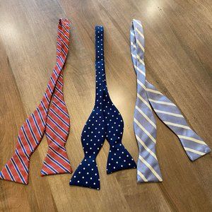 Designer Bow-Ties (3) - All Silk - Adjustable